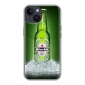 Дизайнерский пластиковый чехол для Iphone 14 Heineken