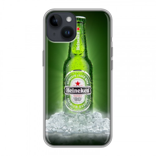 Дизайнерский пластиковый чехол для Iphone 14 Heineken