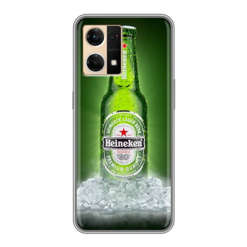 Дизайнерский силиконовый чехол для OPPO Reno7 Heineken