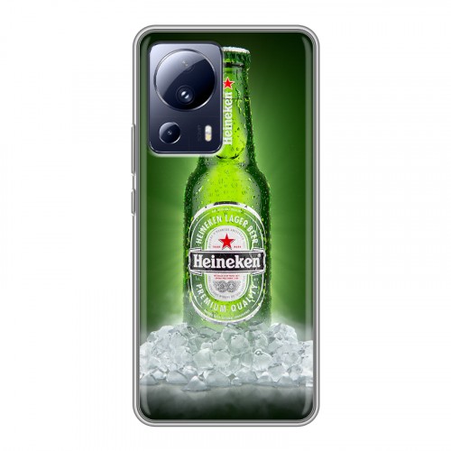 Дизайнерский силиконовый чехол для Xiaomi 13 Lite Heineken