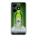 Дизайнерский силиконовый чехол для Tecno Spark Go 2024 Heineken