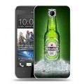 Дизайнерский пластиковый чехол для HTC Desire 300 Heineken