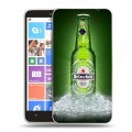 Дизайнерский пластиковый чехол для Nokia Lumia 1320 Heineken