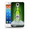 Дизайнерский пластиковый чехол для Lenovo S650 Ideaphone Heineken