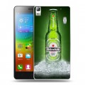 Дизайнерский пластиковый чехол для Lenovo A7000 Heineken