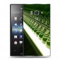 Дизайнерский пластиковый чехол для Sony Xperia acro S Heineken