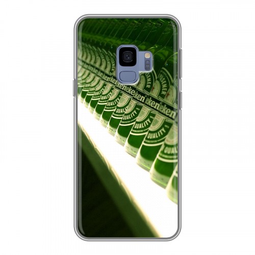 Дизайнерский пластиковый чехол для Samsung Galaxy S9 Heineken