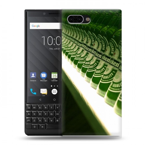 Дизайнерский пластиковый чехол для BlackBerry KEY2 Heineken