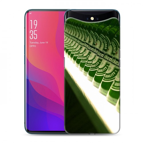 Дизайнерский силиконовый чехол для OPPO Find X Heineken