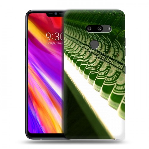 Дизайнерский пластиковый чехол для LG G8 ThinQ Heineken