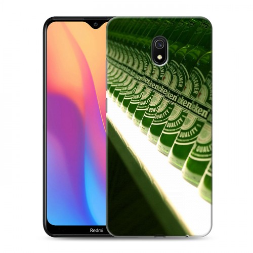 Дизайнерский силиконовый с усиленными углами чехол для Xiaomi RedMi 8A Heineken