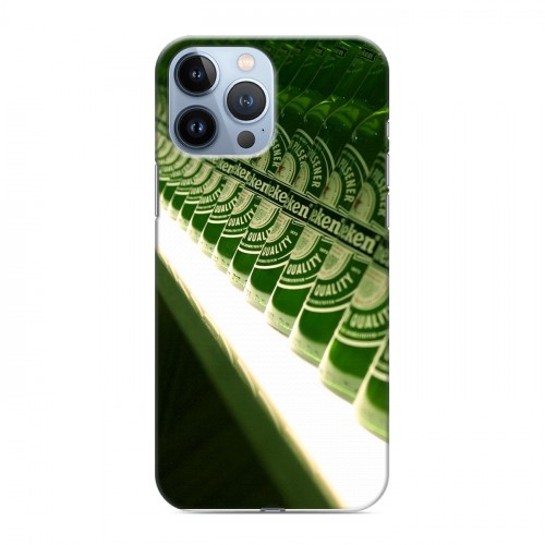 Дизайнерский силиконовый чехол для Iphone 13 Pro Max Heineken