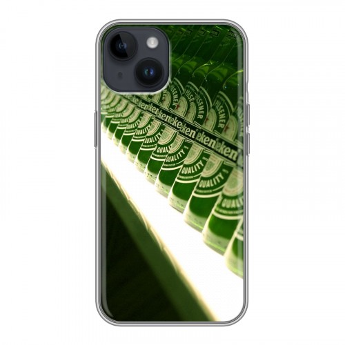 Дизайнерский пластиковый чехол для Iphone 14 Heineken