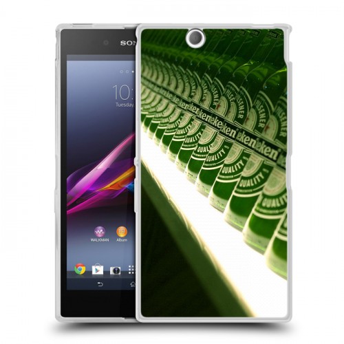 Дизайнерский пластиковый чехол для Sony Xperia Z Ultra  Heineken