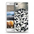 Дизайнерский пластиковый чехол для HTC Desire 728 Маски Black White
