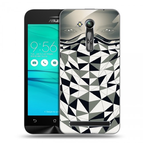 Дизайнерский пластиковый чехол для ASUS ZenFone Go 4.5 ZB452KG Маски Black White