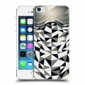 Дизайнерский пластиковый чехол для Iphone 5s Маски Black White