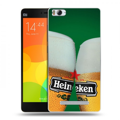 Дизайнерский пластиковый чехол для Xiaomi Mi4i Heineken