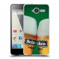 Дизайнерский пластиковый чехол для ZTE Blade L3 Heineken