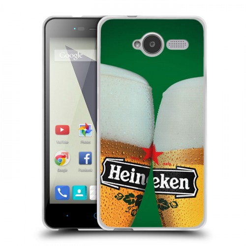 Дизайнерский пластиковый чехол для ZTE Blade L3 Heineken