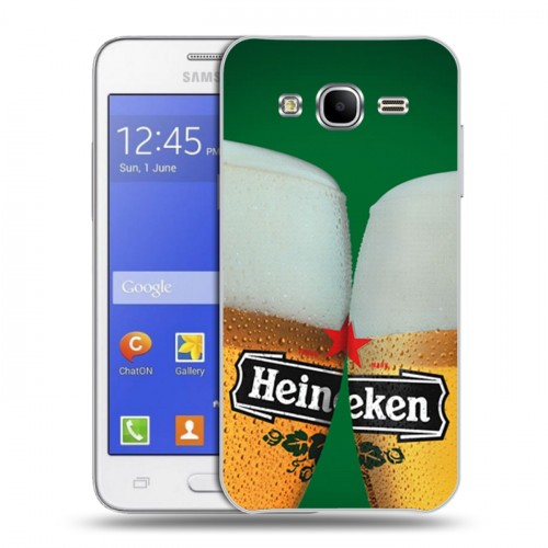 Дизайнерский силиконовый чехол для Samsung Galaxy J7 Heineken