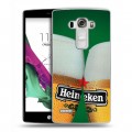 Дизайнерский пластиковый чехол для LG G4 S Heineken