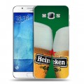 Дизайнерский пластиковый чехол для Samsung Galaxy A8 Heineken