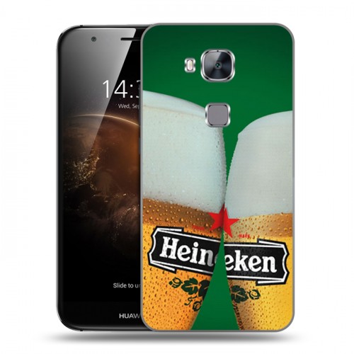 Дизайнерский пластиковый чехол для Huawei G8 Heineken