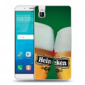 Дизайнерский пластиковый чехол для Huawei ShotX Heineken