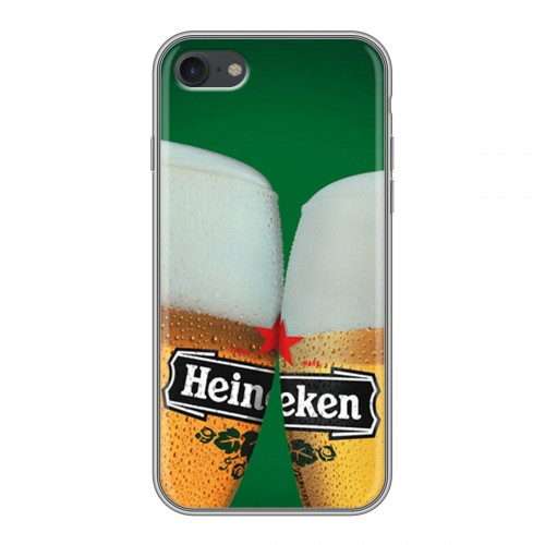 Дизайнерский силиконовый чехол для Iphone 7 Heineken