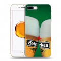 Дизайнерский пластиковый чехол для Iphone 7 Plus / 8 Plus Heineken