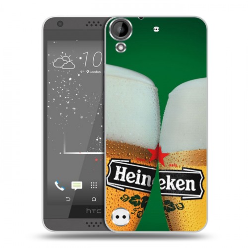 Дизайнерский пластиковый чехол для HTC Desire 530 Heineken