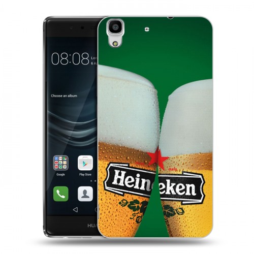 Дизайнерский пластиковый чехол для Huawei Y6II Heineken