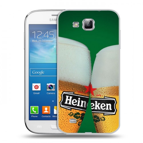 Дизайнерский пластиковый чехол для Samsung Galaxy Premier Heineken