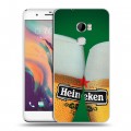 Дизайнерский пластиковый чехол для HTC One X10 Heineken