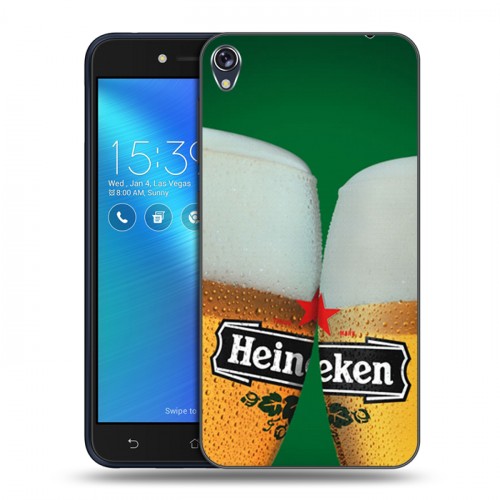 Дизайнерский силиконовый чехол для Asus ZenFone Live Heineken