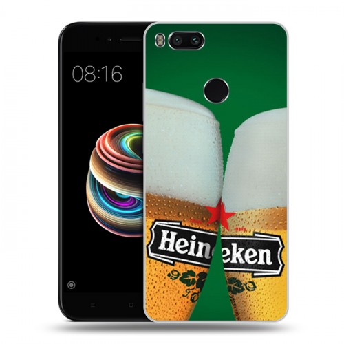 Дизайнерский силиконовый чехол для Xiaomi Mi5X Heineken