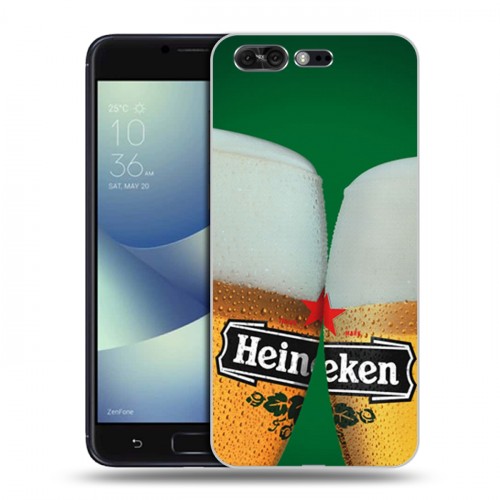 Дизайнерский пластиковый чехол для ASUS ZenFone 4 Pro Heineken