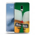 Дизайнерский пластиковый чехол для Meizu 16th Plus Heineken