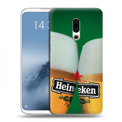 Дизайнерский силиконовый чехол для Meizu 16th Plus Heineken
