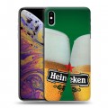 Дизайнерский силиконовый чехол для Iphone Xs Max Heineken