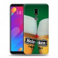 Дизайнерский пластиковый чехол для Meizu M8 Lite Heineken