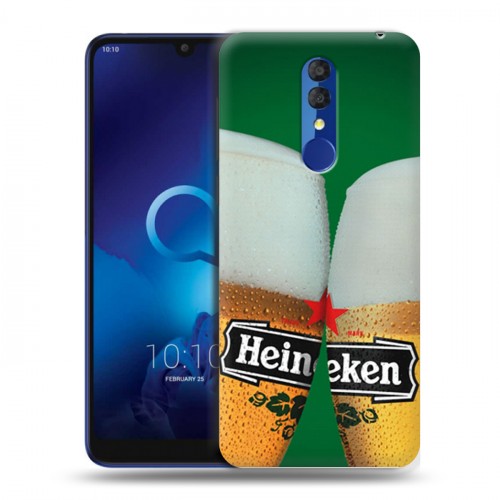 Дизайнерский пластиковый чехол для Alcatel 3 (2019) Heineken