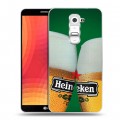 Дизайнерский пластиковый чехол для LG Optimus G2 Heineken