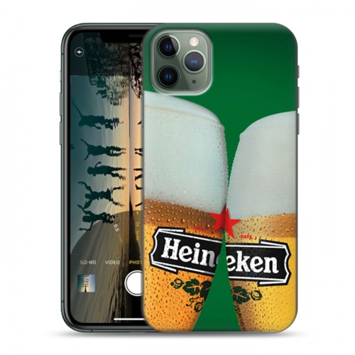 Дизайнерский пластиковый чехол для Iphone 11 Pro Heineken