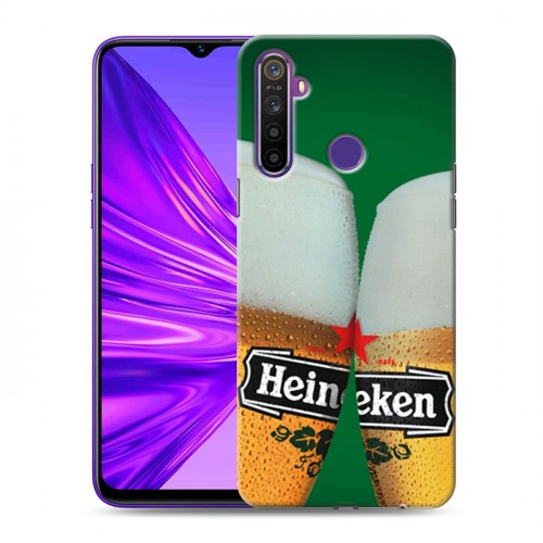 Дизайнерский силиконовый чехол для Realme 5 Heineken