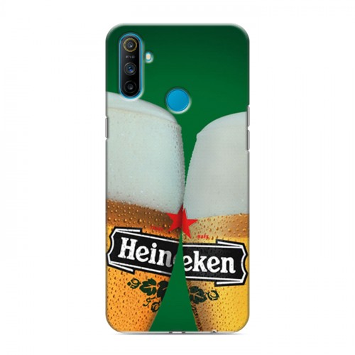 Дизайнерский силиконовый чехол для Realme C3 Heineken