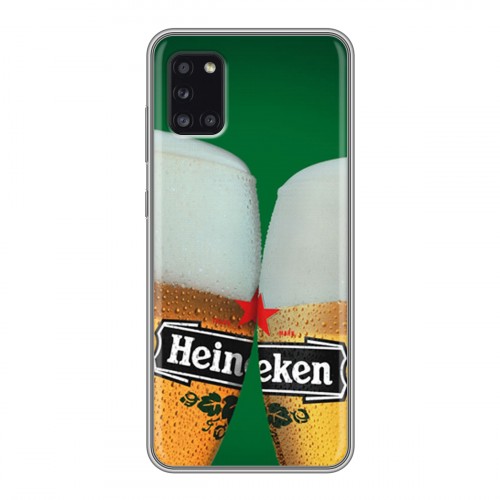 Дизайнерский силиконовый чехол для Samsung Galaxy A31 Heineken