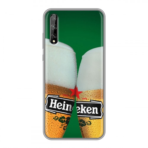 Дизайнерский силиконовый чехол для Huawei Y8p Heineken