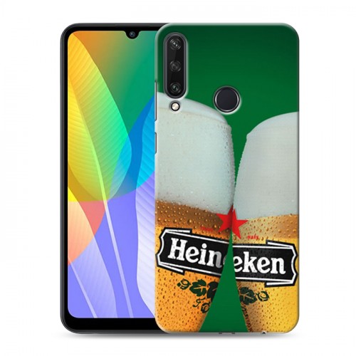 Дизайнерский пластиковый чехол для Huawei Y6p Heineken